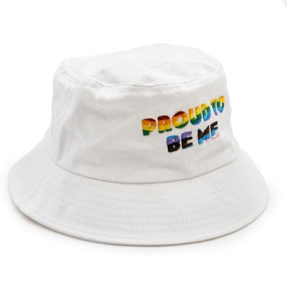 Gay Pride Apparel Proud to Be Me Bucket Hat - Picture 2 of 7